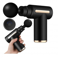 Mini Pistola Massageadora Muscular Eletrica Portatil Silenciosa Potente Massage Gun