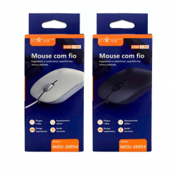 Mouse Com Fio Usb Óptico Para Notebooks E Computadores De Mesa