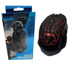 Mouse Gamer Para Jogos Led Rgb 2400 Dpi Usb 6 Botões