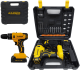 Parafusadeira Furadeira De Impacto Bivolt 21v 2 Baterias Com Maleta Ranger