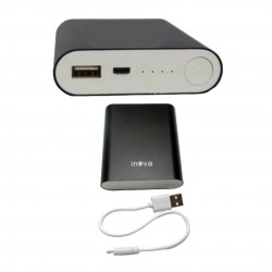 Carregador Portátil Power Bank 10000mah Original Pow-1051 INOVA