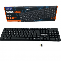 Teclado  S/fio 2.4ghz Wireless Inova prime