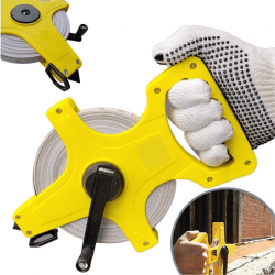 Trena Fita Metrica 30 e 50 Metros com Manivela - MBtools